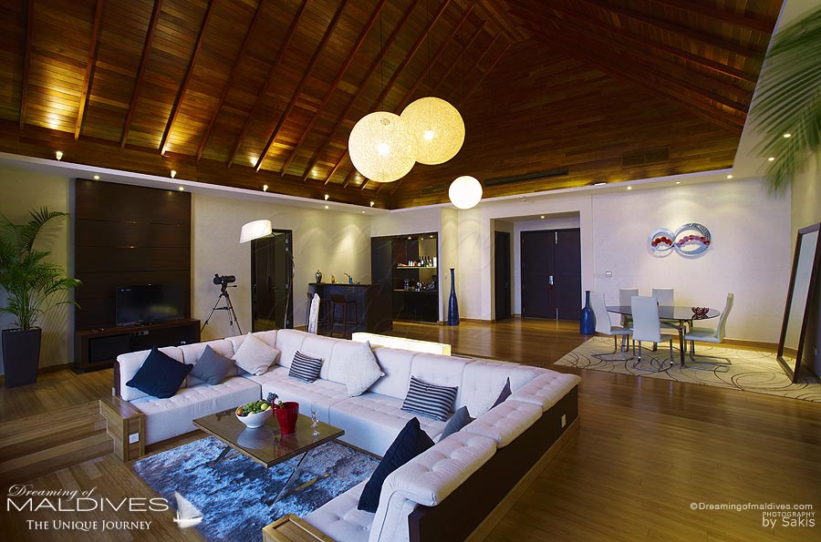 Niyama Maldives Ocean Pavilion - The Living Room.