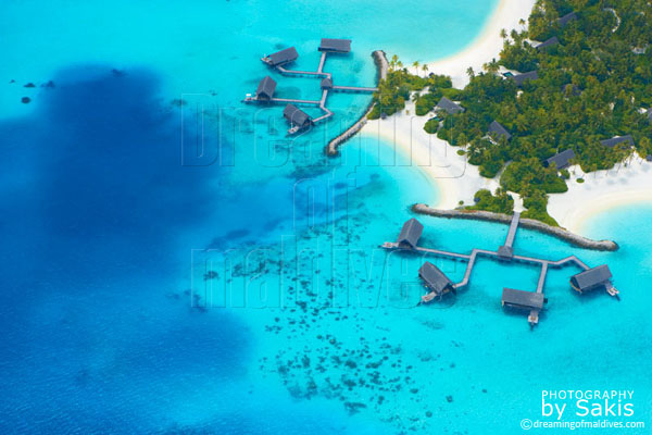 one and only reethi rah maldives aerial view photo gallery