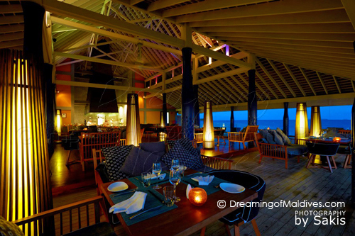 Salt Restaurant at Anantara Kihavah Villas