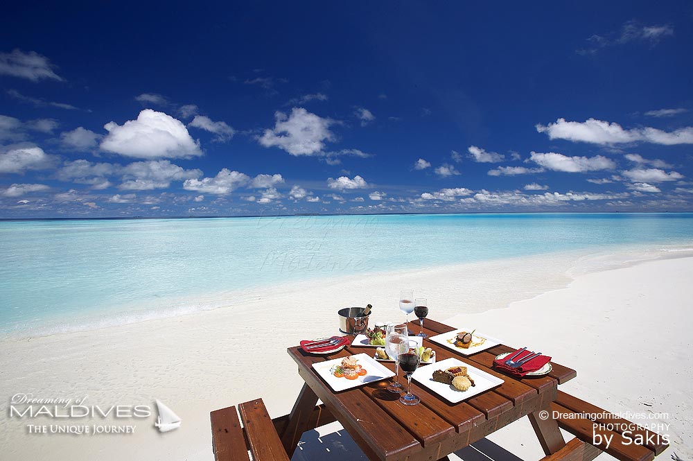 photos of various sandbanks in maldives