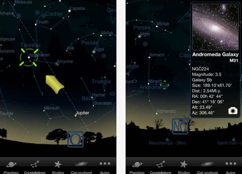 Starmap app for iPhone and iPad