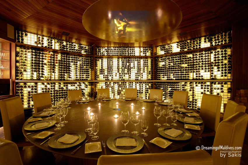 Huvafen Fushi Underground Wine Cellar