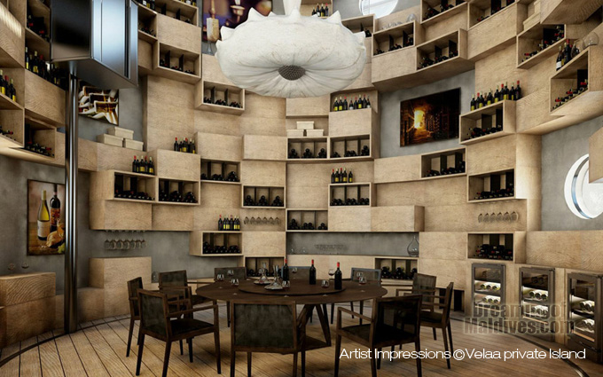 Velaa Private Island Wine Cellar
