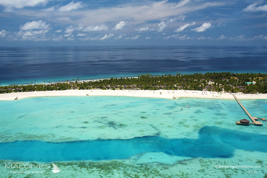 Atmosphere Kanifushi Maldives resort Aerial View
