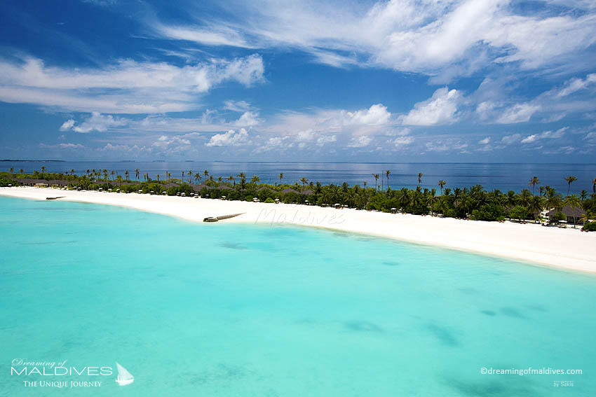 Atmosphere Kanifushi Maldives resort Aerial View