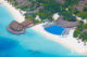 Anantara Dhigu Maldives pool beach aerial view