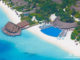 Anantara Dhigu Maldives pool beach aerial view