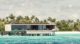 Villa sur pilotis contemporaine à basse architecture hôtel design patina Maldives 