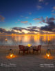 baros maldives diner romantique plage maldives