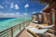 snorkeling depuis Baros Maldives villa sur pilotis water villa