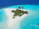 bonne annee 2012 sur une ile des Maldives