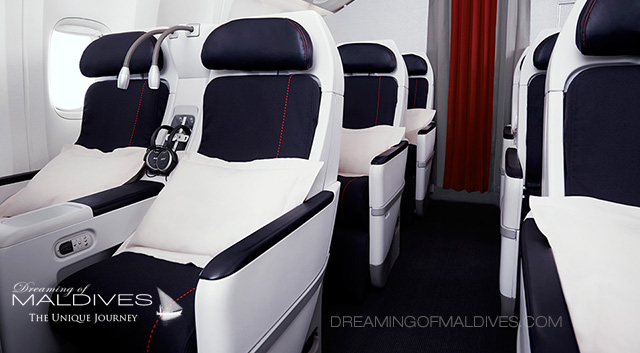 Classe premium Eco Air France Paris Maldives Vol Direct