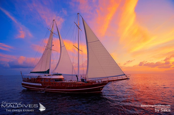 Coucher de Soleil aux Maldives - Coucher de Soleil Equateur