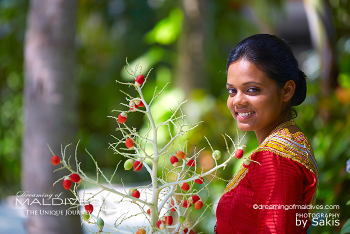 Femmes des Maldives. Journée Internationale de la Femme