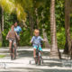 Vélos au four seasons landaa giraavaru hotel famille maldives club enfants