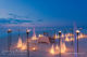 dîner spectaculaire Maldives Plage hôtel Grand Park Kodhipparu