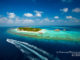 photo aérienne Huvafen Fushi Maldives