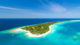 vue aérienne sur Kuramathi