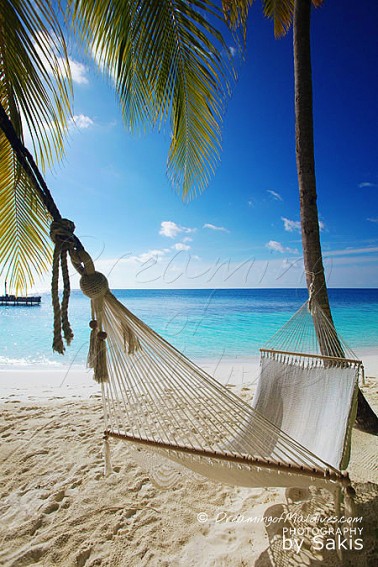 L'Art de ne Rien Faire en Photos et citations. Photo Maldives