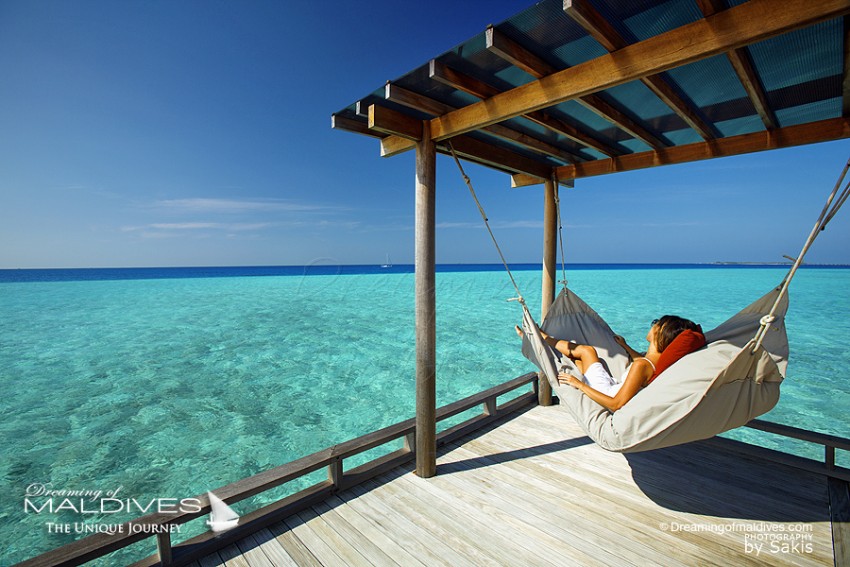 L'Art de ne Rien Faire en Photos et citations. Photo Maldives