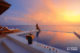 Lily Beach Maldives - Coucher de Soleil sur la piscine des Sunset Water Suites Lily Beach Maldives - Coucher de Soleil sur la piscine des Sunset Water Suites