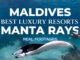 meilleurs hôtels de luxe aux Maldives pour nager avec les Raies Manta