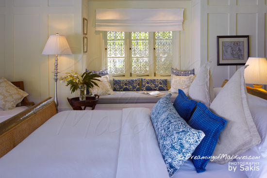 Galerie de Photos Naladhu Maldives - Interieur des Villas, La Chambre. Galerie de Photos Naladhu Maldives - Interieur des Villas, La Chambre.