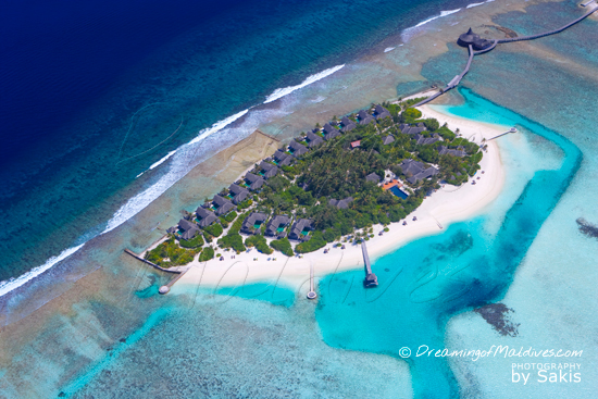 Galerie de Photos Naladhu Maldives - Vue Aerienne Galerie de Photos Naladhu Maldives - Vue Aerienne