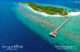 Vue aérienne sur OBLU at Helengeli et ses magnifiques récifs pour le snorkeling