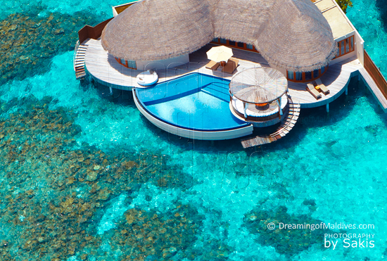 W Retreat and Spa Maldives - Vue Aérienne sur la Ocean Haven W Retreat and Spa Maldives - Vue Aérienne sur la Ocean Haven