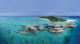 vue aérienne sur Six Senses Laamu