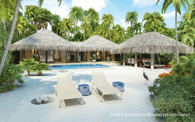 Velaa Private Island. Deluxe Beach Pool Villa