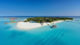vue aérienne Velassaru Maldives
