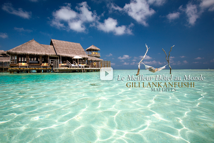 Vidéo de Gili Lankanfushi Maldives, élu Meilleur Hôtel au Monde. Votes 2015 par Tripadvisor Prix Voyageurs