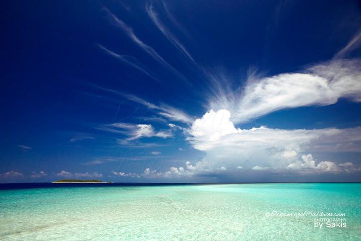 Climat des Maldives - Formation nuageuse durant la Saison des Pluies