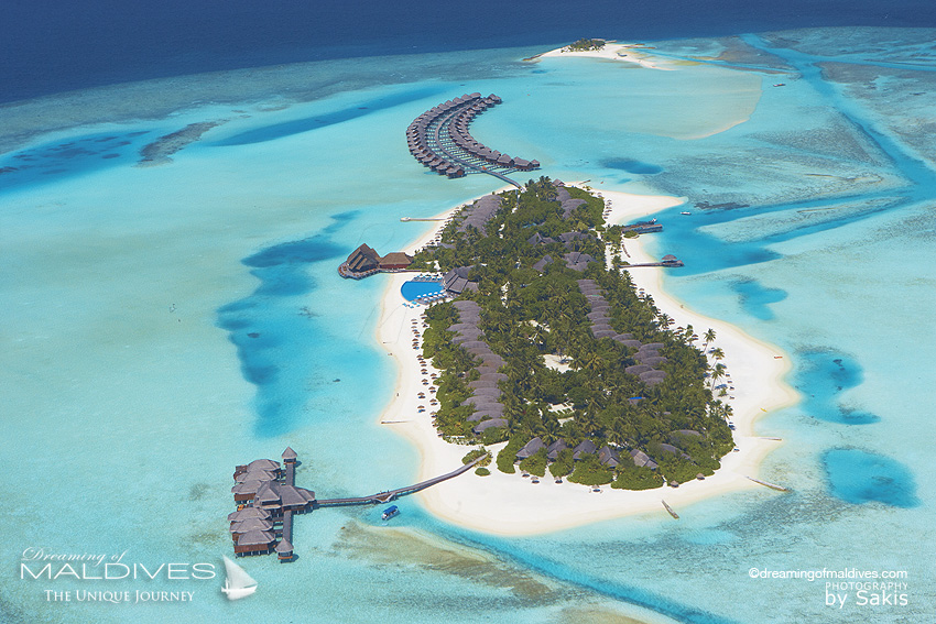 Anantara Dhigu Maldives Photo aérienne de l'ile
