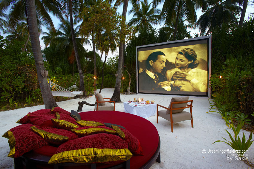 Anantara Kihavah Maldives Séance de Cinéma sous les étoiles