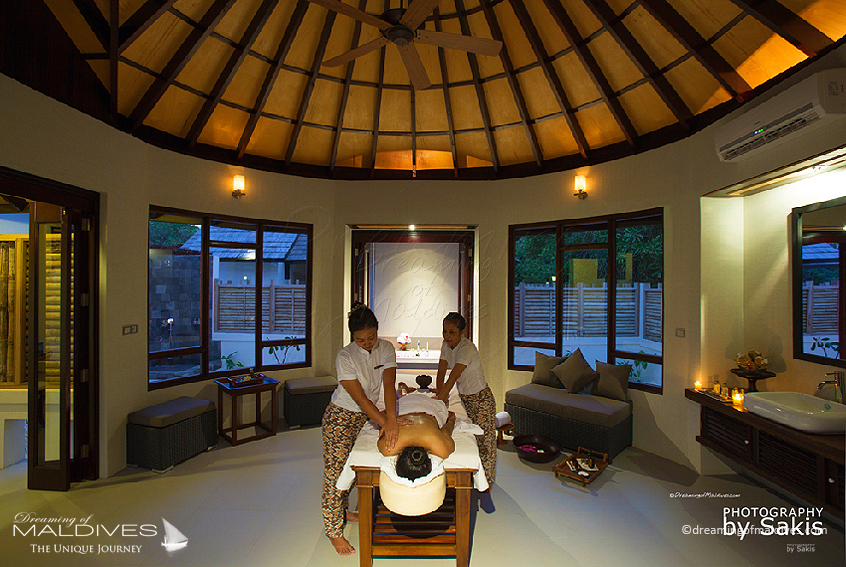 Hôtel Atmosphere Kanifushi Maldives Massage Inclu au Spa