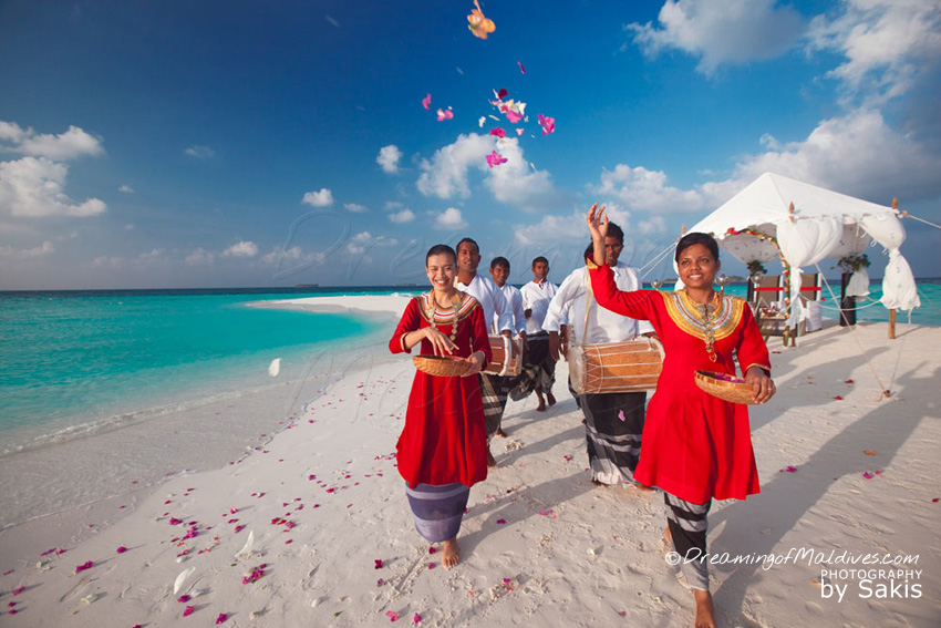 Baros Maldives Cérémonie de mariage