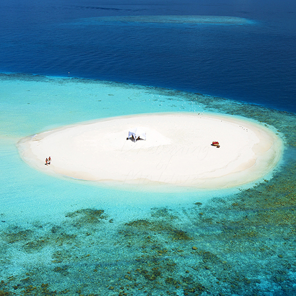 Baros Maldives moments favoris banc de sable