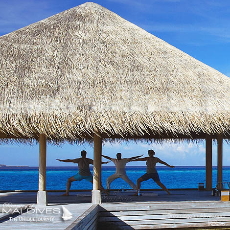 Huvafen Fushi Yoga au spa