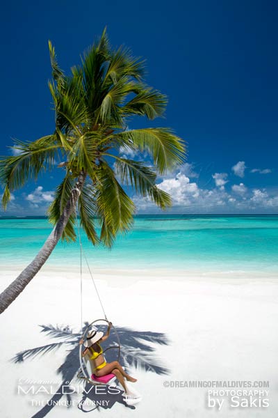 Kandima Maldives Balancoire sur la plage
