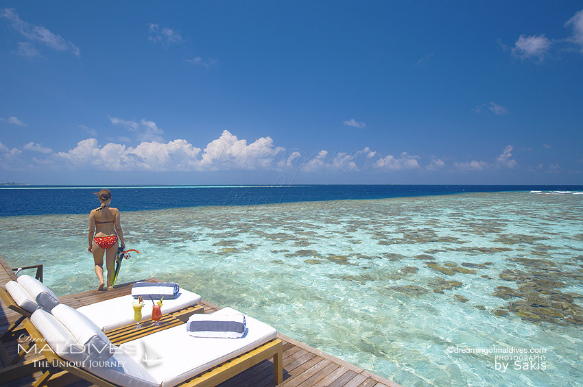 Hôtel Lily Beach Maldives Accès direct aux récifs depuis les villas