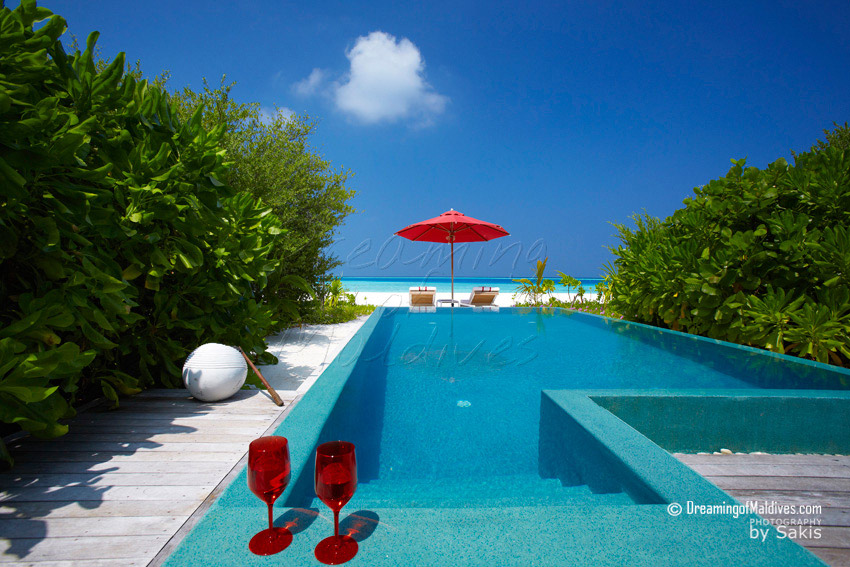 Niyama Maldives La piscine des Villas Plage, Beach Studio