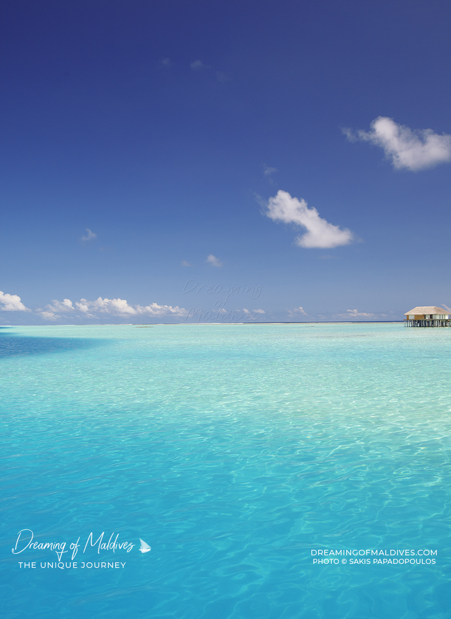 lagon bleu sports nautiques activités hôtel Velassaru Maldives