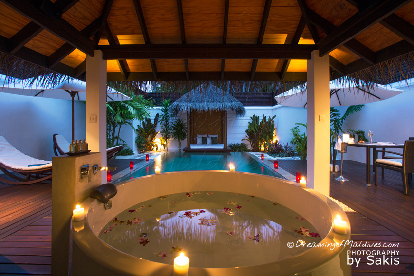 Hôtel Velassaru Maldives Villa Plage Pool Villa Salle de bain