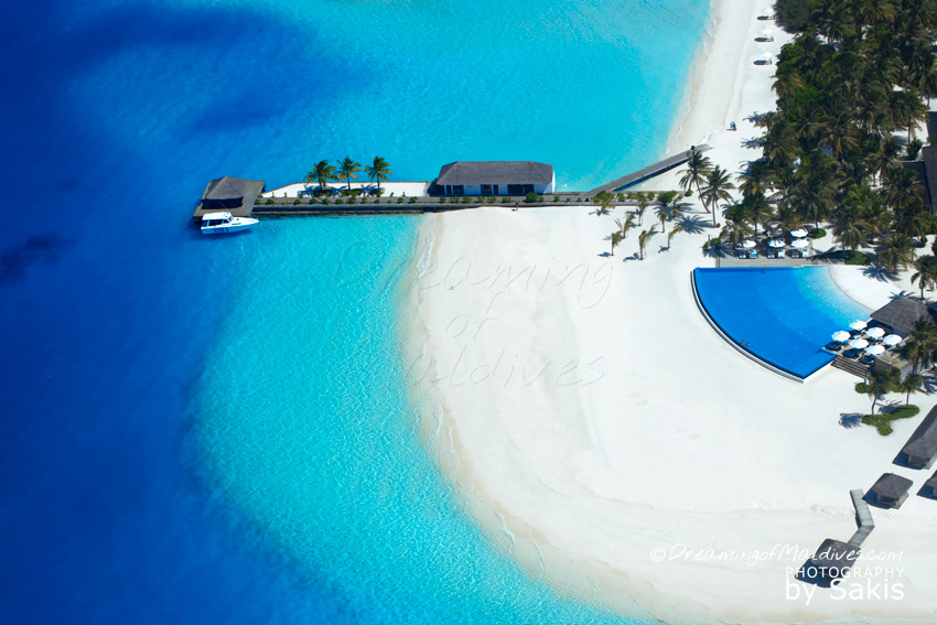 Hôtel Velassaru Maldives Vue Aérienne