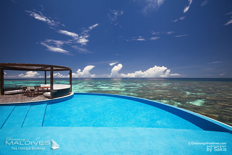Hôtel W Maldives Terrasse de la Suite Extreme WOW Ocean Haven