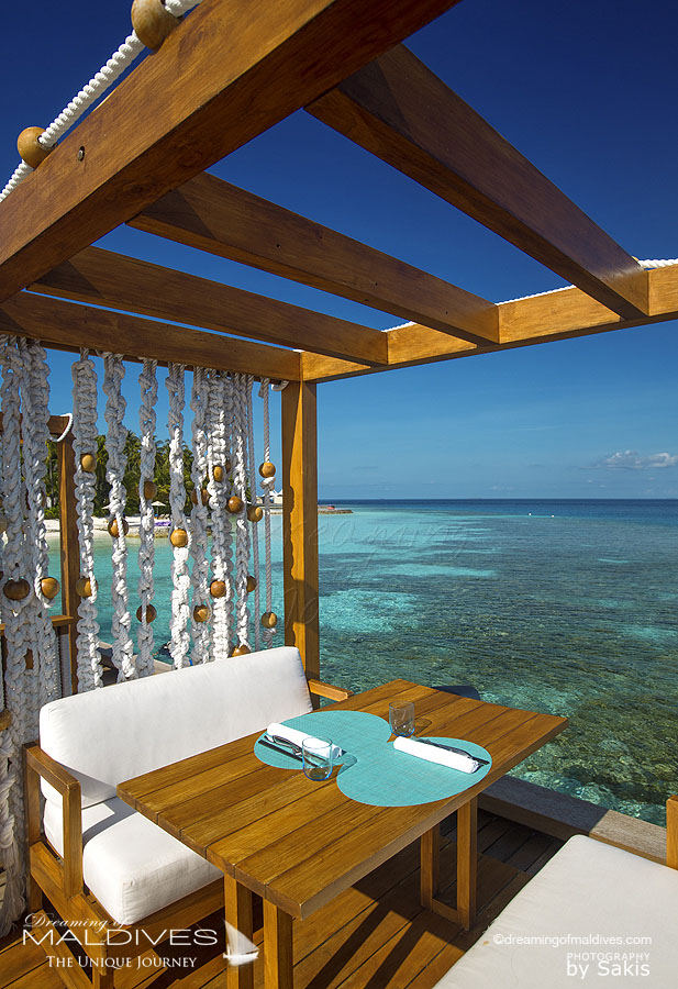 Hôtel W Maldives Cabana du restaurant FISH 