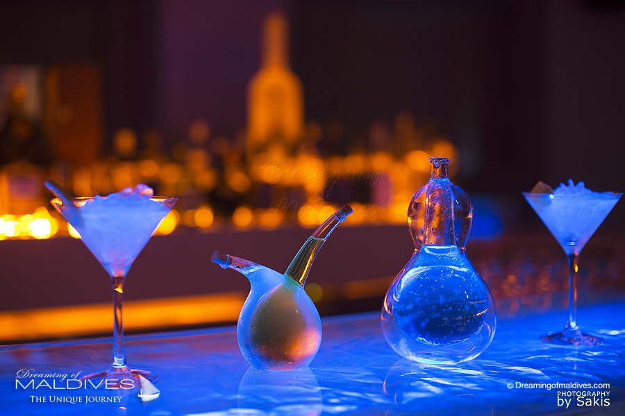Hôtel W Maldives Cocktails Fluos au 15 Below